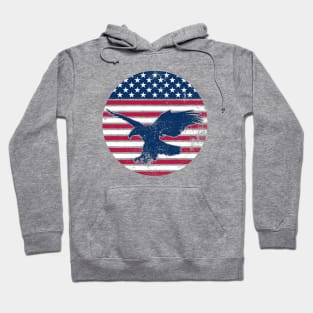 American Flag with Eagle Hoodie